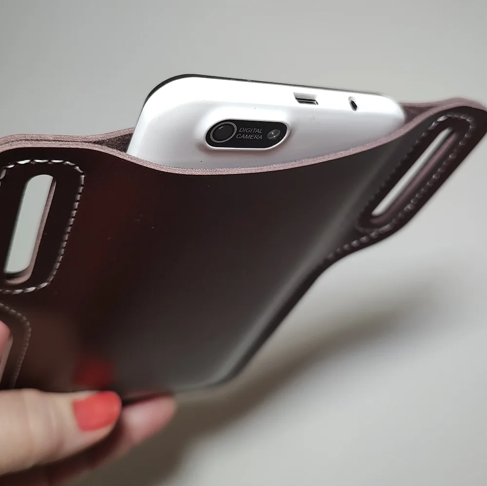 Brown Cell Phone Belt Sleeve New BROWN